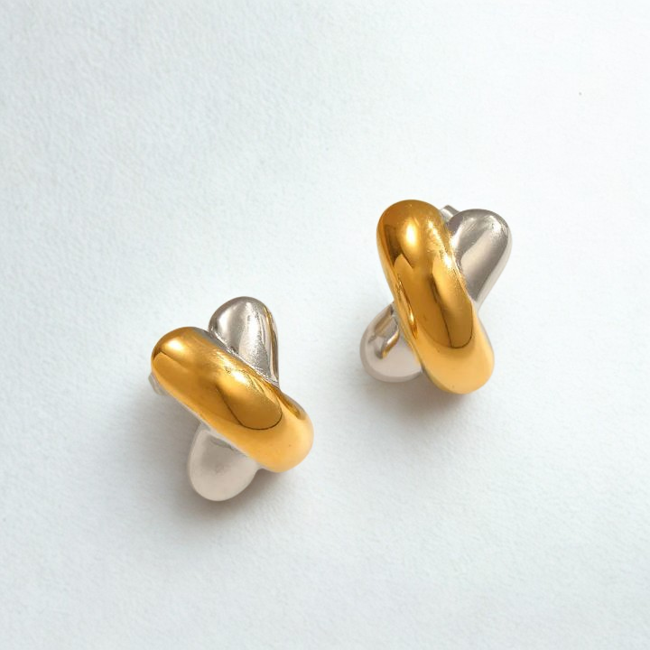 ARETES CINTHIA BICOLOR