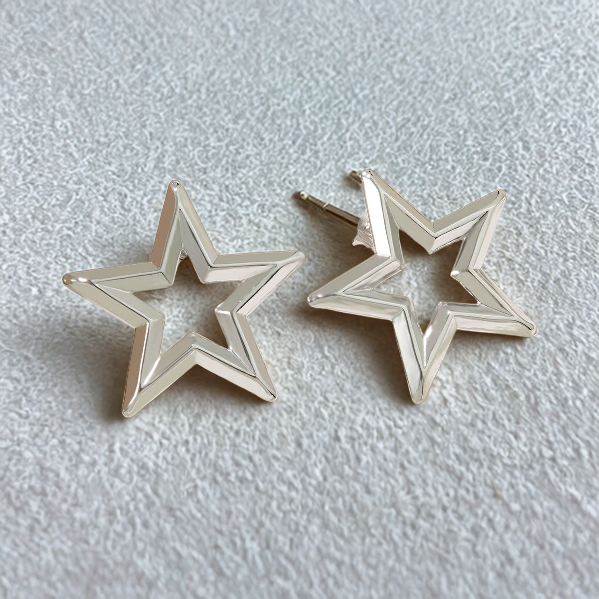 ARETES STAR SILUETA