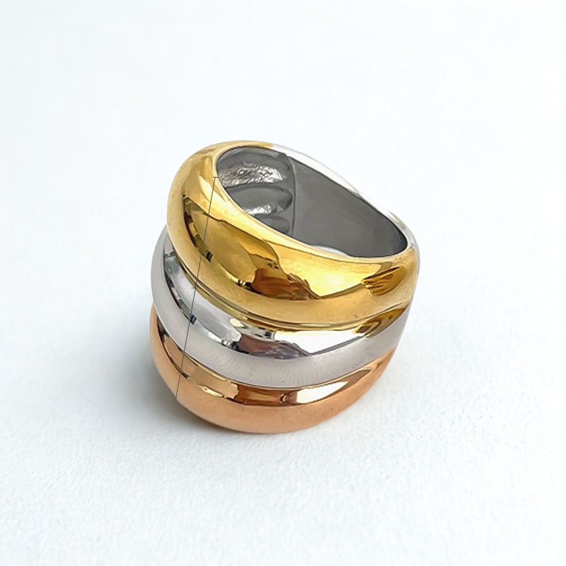 ANILLO PUFFY TRICOLOR