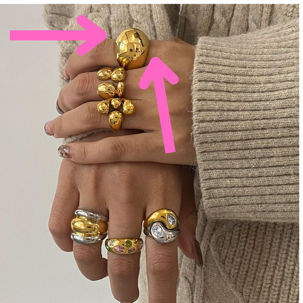 ANILLO ESFERA CHUNKY