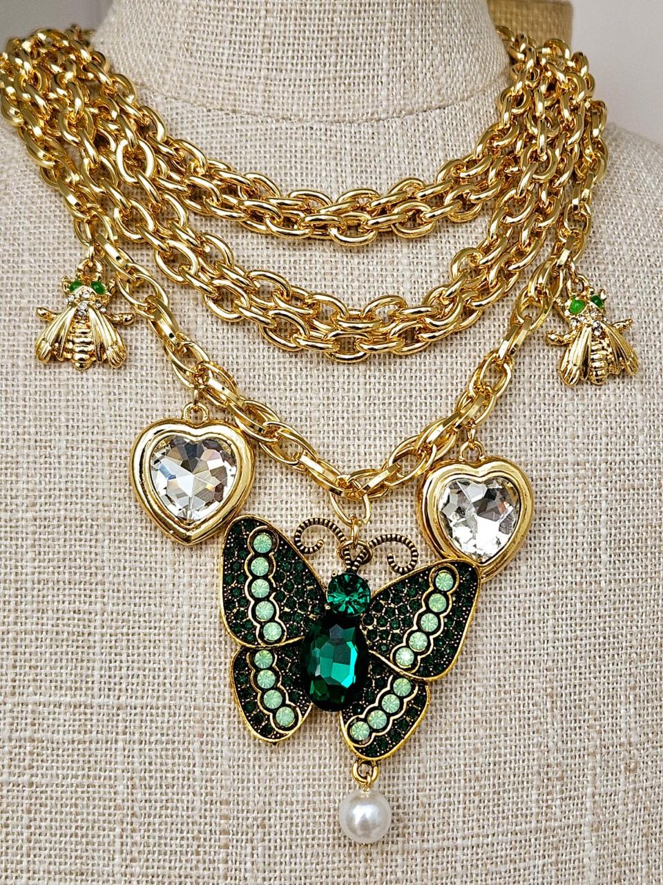 COLLAR MULTIPLE MARIPOSA