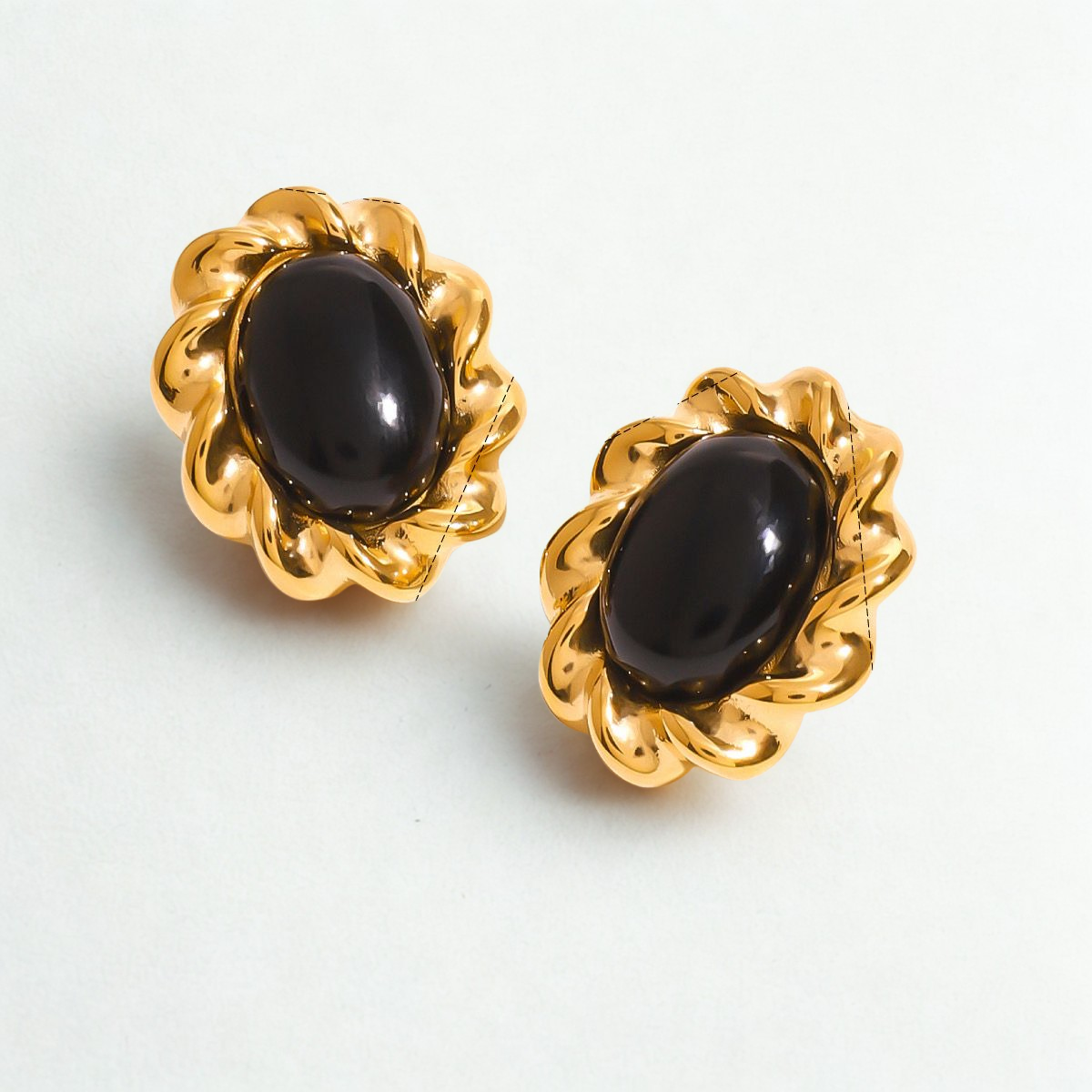 ARETES LOREN NEGRO