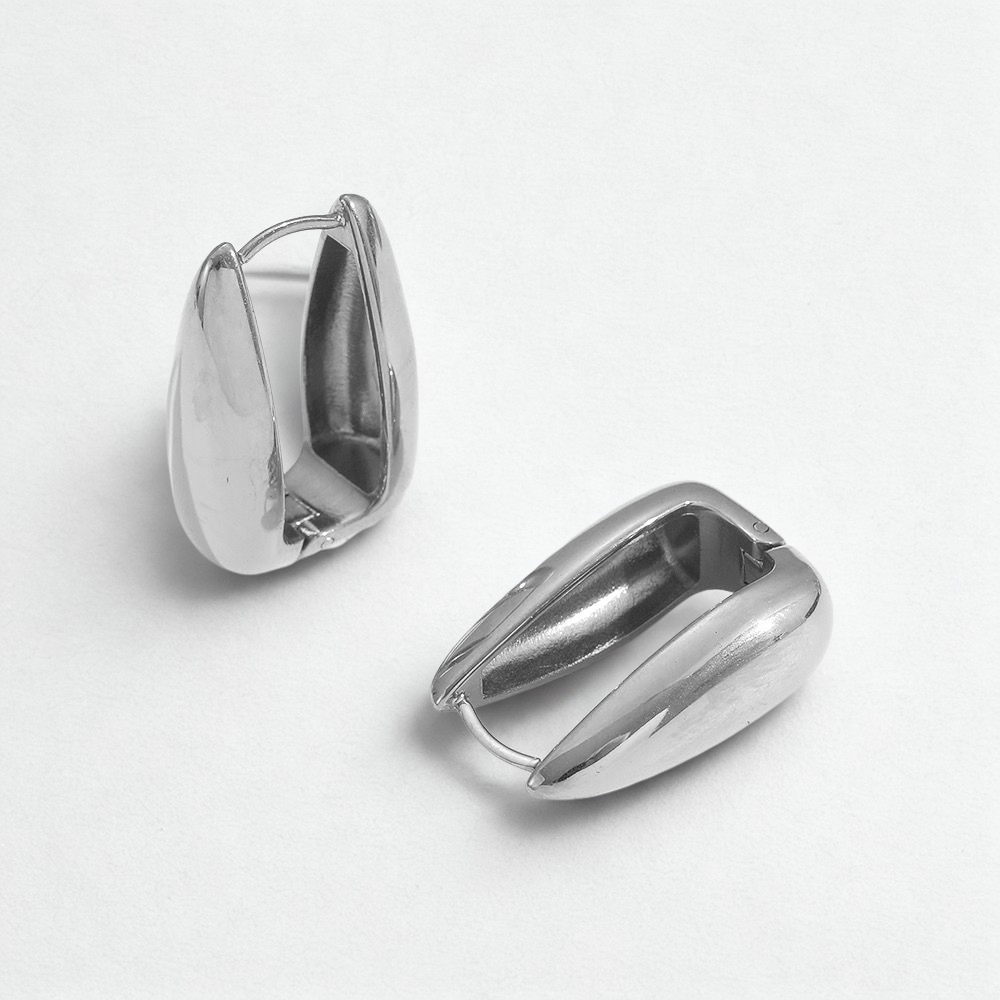 HOOPS TRIANGULO SILVER