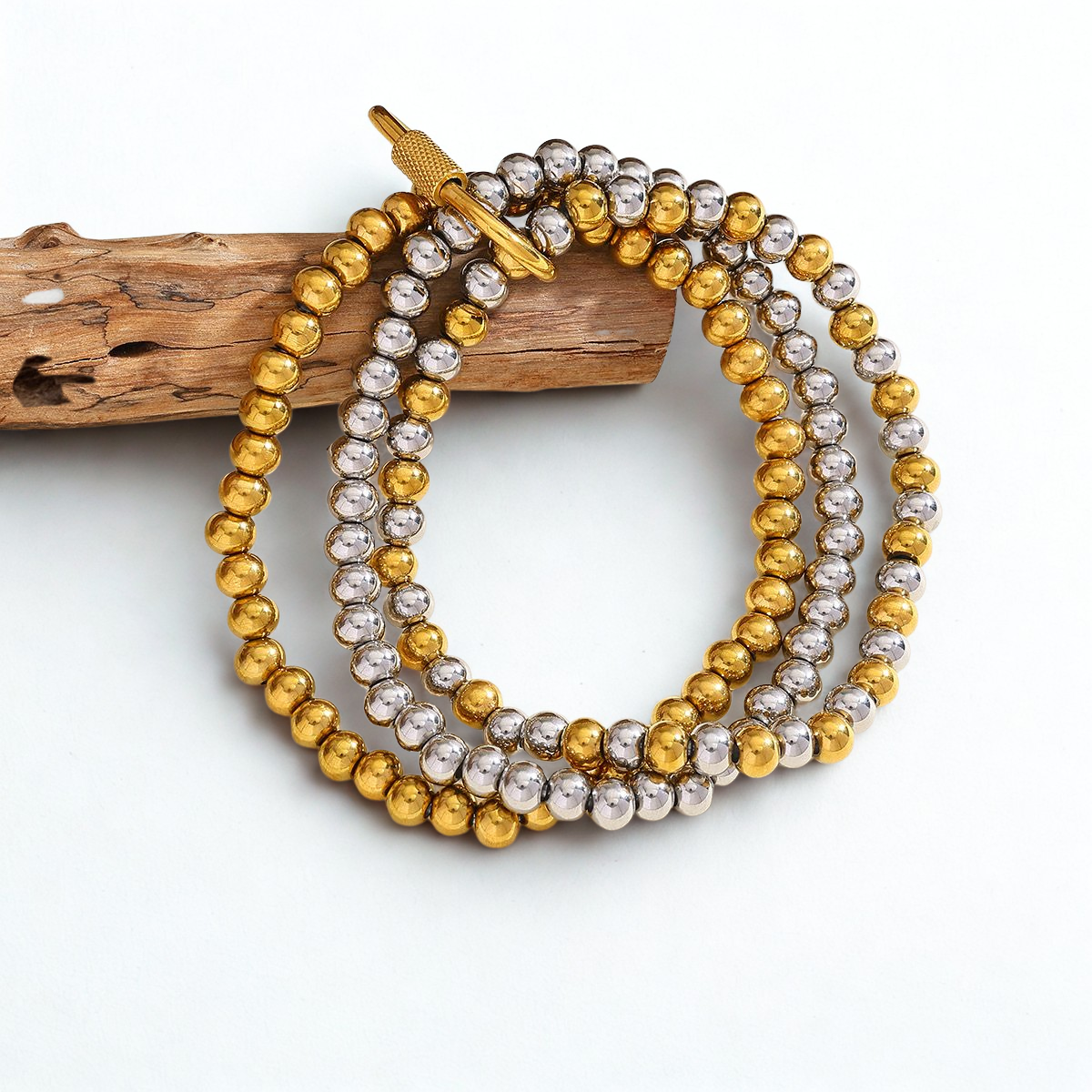 PULSERA TRIPLE ESFERAS