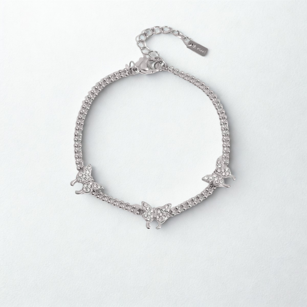 PULSERA MARIPOSA SILVER