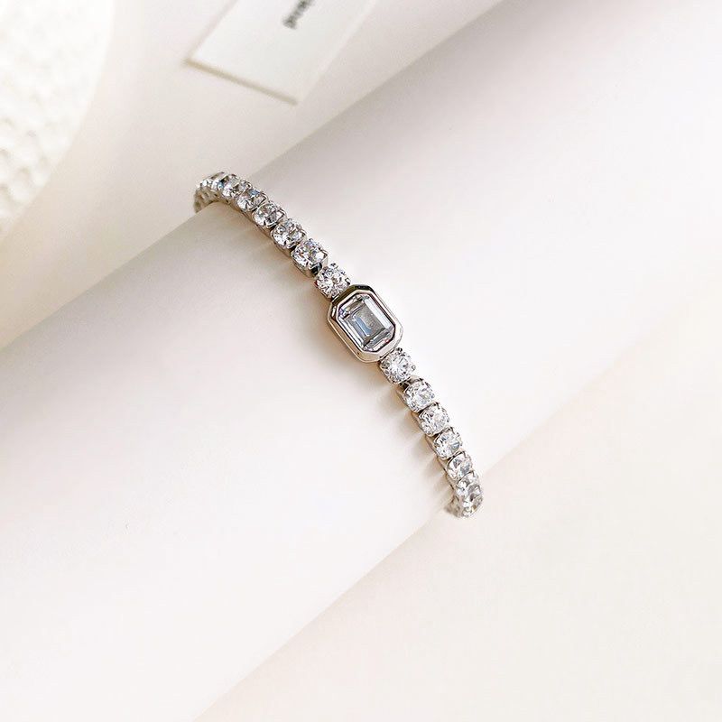 PULSERA TENIS SILVER