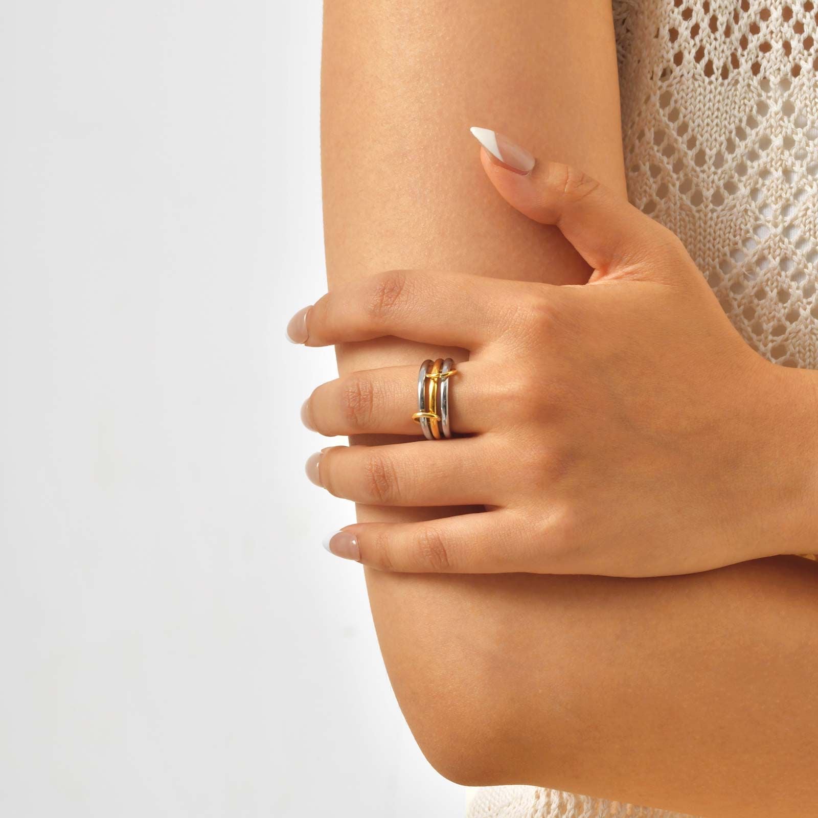 ANILLO GIOVANA BICOLOR 3